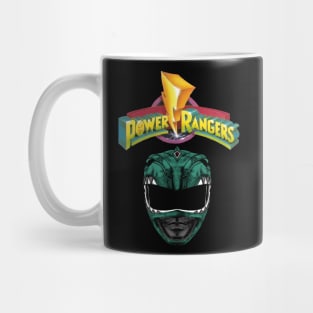 power ranger green head Mug